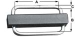 Sliding Bar Buckles With H Section Aluminium Bar