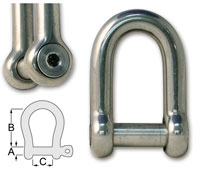 Forged Hex Key D Shackles