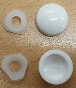 2 Part Surface Screw Cap for No. 6,8 & 10 Csk