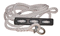 Mooring Rope With Rubber Snubber