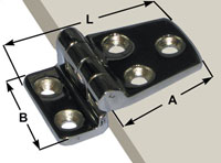 Offset Solid Hinges
