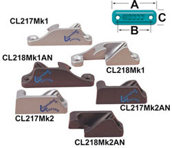 Side Entry Cleats For Up To 6MM Rope