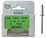 Pre-Pack Monel Pop Rivets