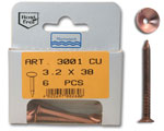 Pre-Pack Copper Boat Nails