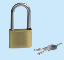 Long Marine Brass Padlock