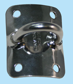 64 x 73mm Curved Horizontal Mast Plate